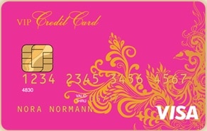 Vip kredittkort - Vip credit card rosa
