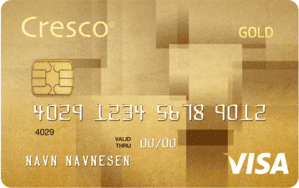 Cresco Gold kredittkort VISA