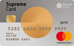 supreme card gold kredittkort
